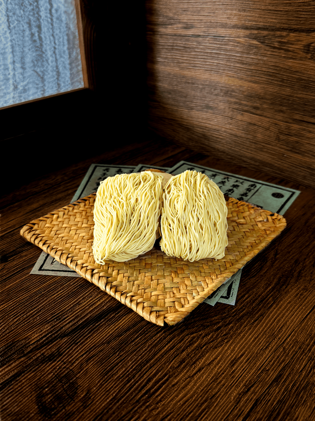 春記麵廠 魚蓉麵 幼麵 特寫 Chun Kee Noodles Factory Fish Noodles Thin Close-up