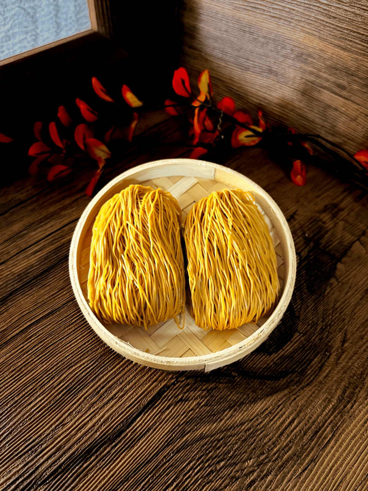 春記麵廠 瑤柱麵 幼麵 特寫 Chun Kee Noodles Factory Scallop Noodles Thin Close-up